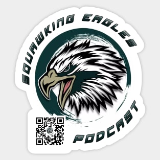 Squawking Eagles Podcast Sticker